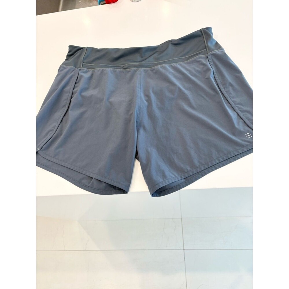 Men’s Free Fly Bamboo Lined Athletic Shorts Gray Stretch Training Performance-XL